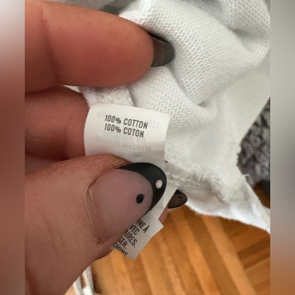 Aerie lace up relaxed oversized sweat shirt white size medium hood - Picture 5 of 11